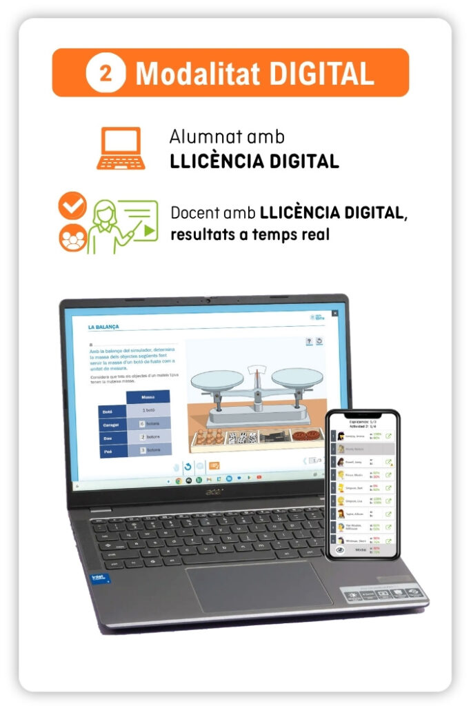 Modalitat digital de Math Bits